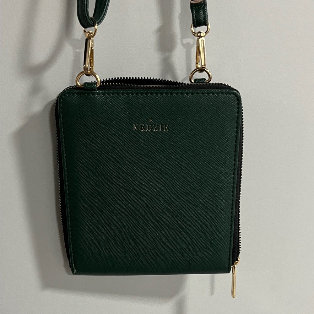 Kedzie Dark Green Crossbody Bag